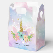 ユニコーンの誕生日パーティパーソナライズされたー フェイバーボックス (オープン)