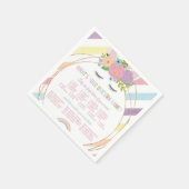 ユニコーンの誕生日パーティーとは スタンダードカクテルナプキン (角)