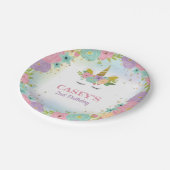 ユニコーンの誕生日パーティーの紙皿 ペーパープレート (アングル)