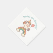 ユニコーンの誕生日 スタンダードカクテルナプキン (角)