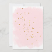 ユニコーンの誕生日, パステルユニコーン, レインボー 招待状 (裏面)