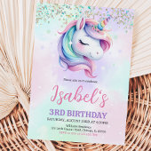 ユニコーンの誕生日 招待状