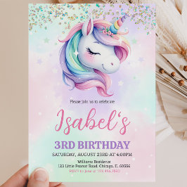 ユニコーンの誕生日 招待状