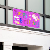 ユニコーンの誕生日 横断幕 (ビルの外側)