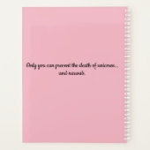 ユニコーンの課題 プランナー手帳 (裏面)