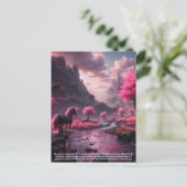 ユニコーンの象徴 ポストカード (スタンド正面)