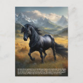 ユニコーンの象徴 ポストカード (正面)