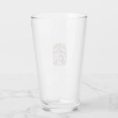 ユニコーンの貝殻と輝く角 プレミアムベクター タンブラーグラス (裏面)