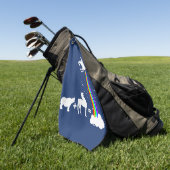 ユニコーンの起源 ゴルフタオル (グリーン)