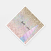 ユニコーンの輝き スタンダードランチョンナプキン (角)