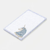 ユニコーンの青の毛 ポストイット (アングル)