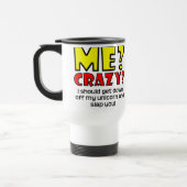 ユニコーンの面白いトラベルコーヒーマグ トラベルマグ (左)