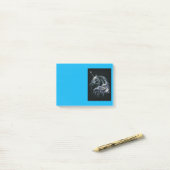 ユニコーンの頭部 ポストイット (デスク上)