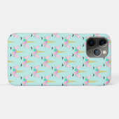 ユニコーンの顔 パステル 明るい金の角 花 Case-Mate iPhoneケース (裏面(横))