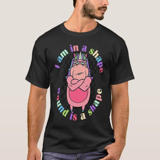 ユニコーンの馬が丸怒い Tシャツ (正面)