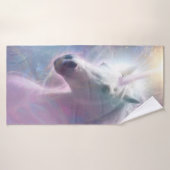 ユニコーンの馬の射撃 バスタオル (バスタオル)