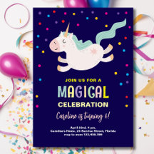 ユニコーンの魔法のお誕生日会キッズ