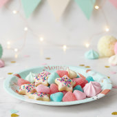 ユニコーンの魔法のこどものお誕生日おめでとう ペーパープレート