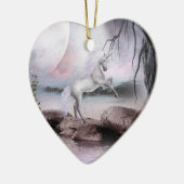ユニコーンの魔法のオーナメント セラミックオーナメント (左)