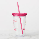 ユニコーンの魔法の日パーソナライズされた アクリルタンブラー (左)