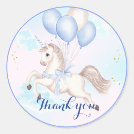 ユニコーンの魔法の誕生日 ラウンドシール