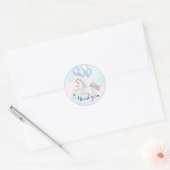 ユニコーンの魔法の誕生日 ラウンドシール (封筒)