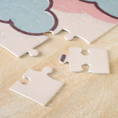 ユニコーンの魔法(カスタマイズ名前あり) ジグソーパズル (側面)