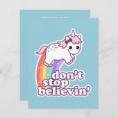 ユニコーンのBelievinをストップ 招待状 (正面/裏面)