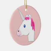 ユニコーンのemoji セラミックオーナメント (右)