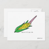 ユニコーンはがき ポストカード (正面/裏面)