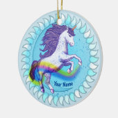 ユニコーンはっきりした セラミックオーナメント (左)