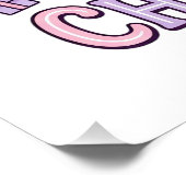ユニコーンはとてもユニコーンなクリスマス Bold Typogra ポスター (コーナー)