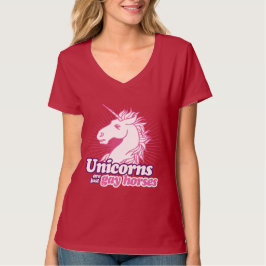 ユニコーンはゲイの馬です Tシャツ