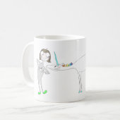 ユニコーンはベストです コーヒーマグカップ (正面左)