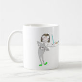 ユニコーンはベストです コーヒーマグカップ (左)