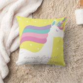 ユニコーンは娯楽室の光るために枕忘れません クッション (ブランケット)