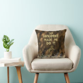 ユニコーンは私にそれを行わせた引用文 クッション (椅子)