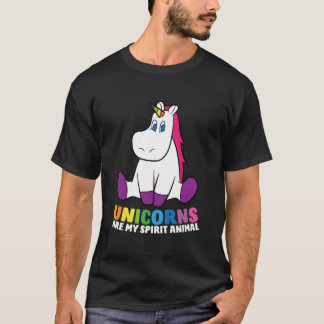 ユニコーンは私のスピリットアニマル ユニコーン Tシャツ