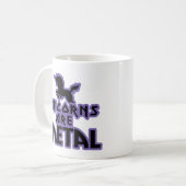 ユニコーンは金属 コーヒーマグカップ (正面左)