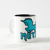 ユニコーンは金属 ツートーンマグカップ (正面左)