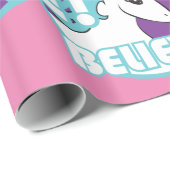 ユニコーンは"信じます! " ラッピングペーパー (ロールコーナー)