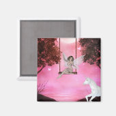 ユニコーンへの送信 – ファンタジー磁石 マグネット (正面/裏面)