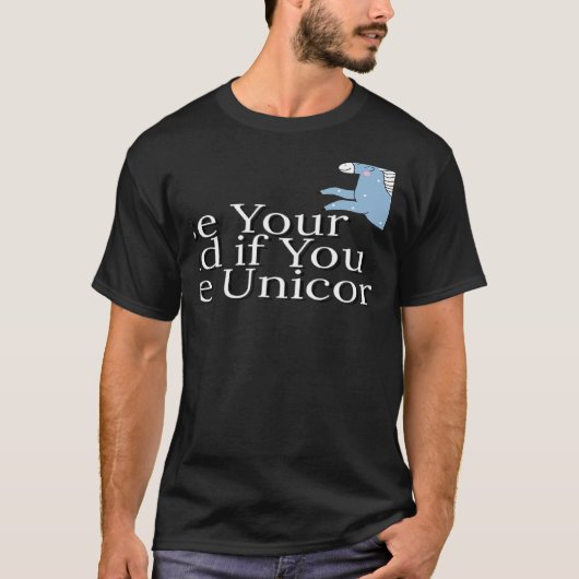 ユニコーンもし好きな手を挙げろ Tシャツ (正面)