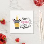 ユニコーンもコーヒーパーティーが必要 スタンダードカクテルナプキン (インサイチュ)