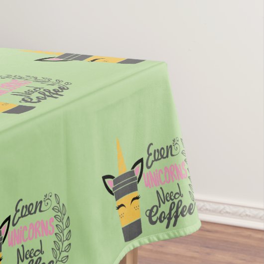 ユニコーンもコーヒーパーティーが必要 テーブルクロス (インサイチュ)