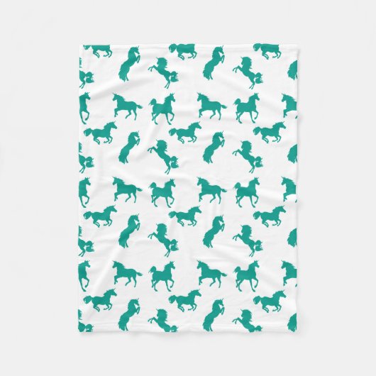 ユニコーンも！ フリースブランケット (正面)