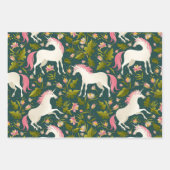 ユニコーンをテーマにした包装紙シート ラッピングペーパーシート (正面)