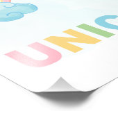 ユニコーンを信じて保育園の壁画 フォトプリント            (角)