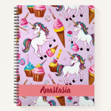 ユニコーンアイスクリームコーンパターン