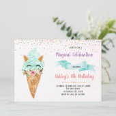 ユニコーンアイスパーティの招待状 招待状 (スタンド正面)